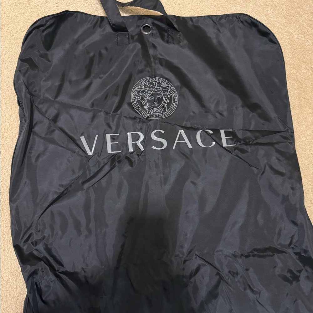 New! Versace Long Black Garment Bag - Picture 3 of 4